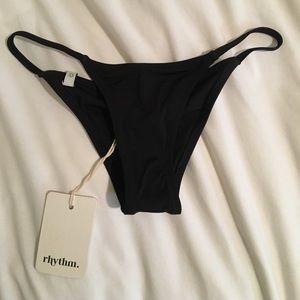 Rhythm black swimsuit bottom